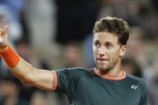 Casper Ruud tentera de prendre sa revanche sur Novak Djokovic en quarts. KEYSTONE/AP/Jean-Francois Badias